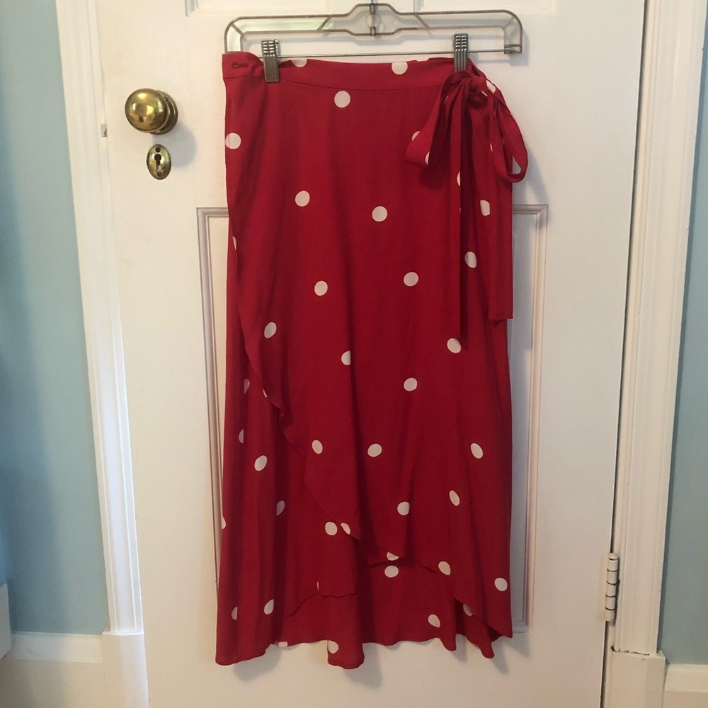 Loft midi skirt